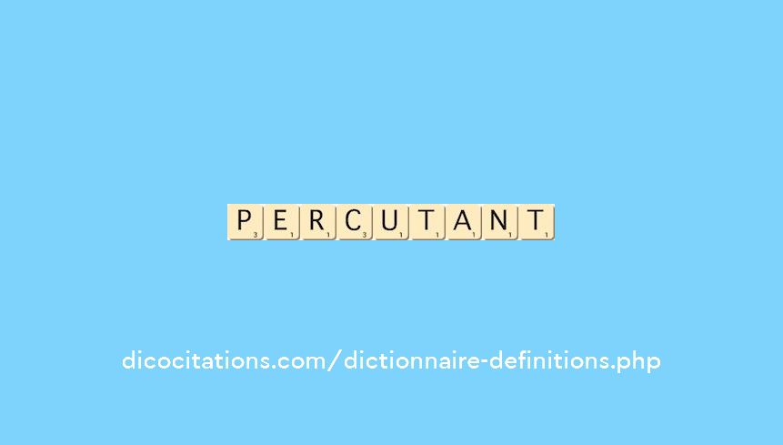 percutant percutant