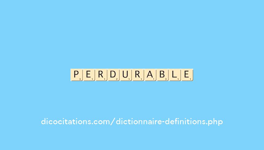 perdurable