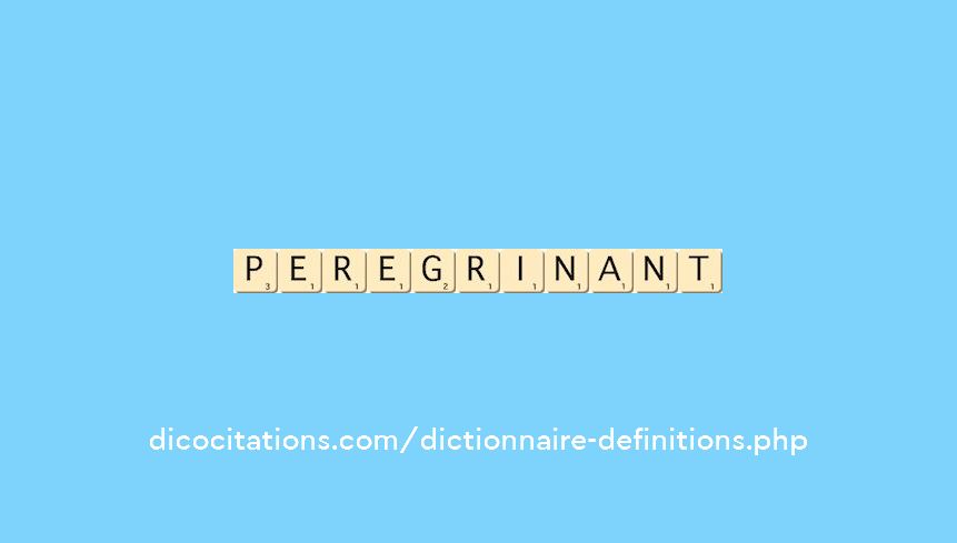 peregrinant