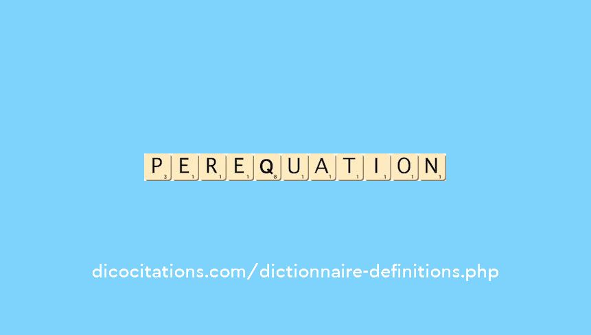 perequation
