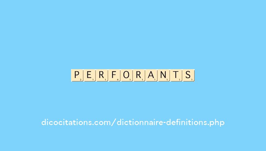 perforants perforants