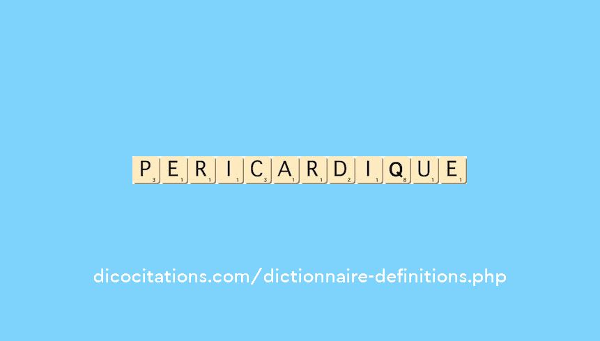 pericardique pericardique