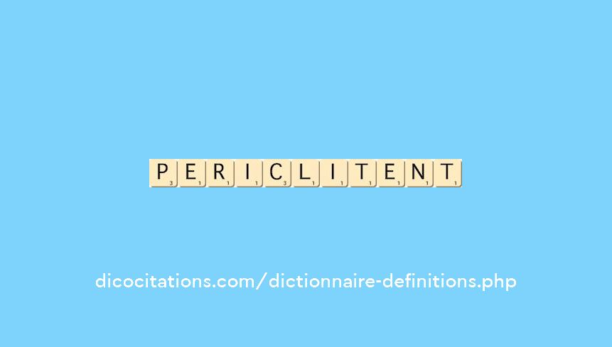 periclitent periclitent