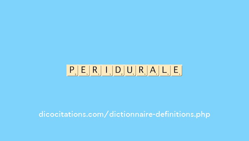 peridurale