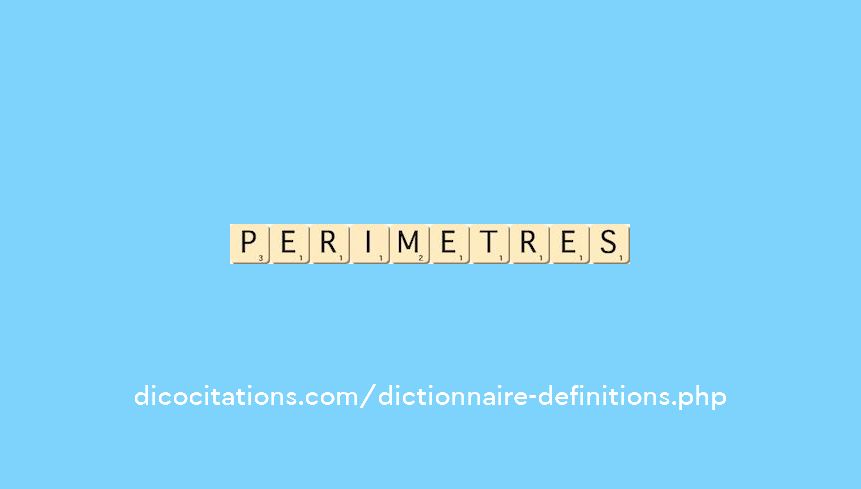 perimetres perimetres