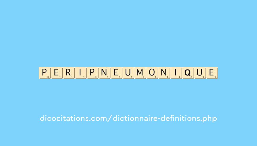 peripneumonique