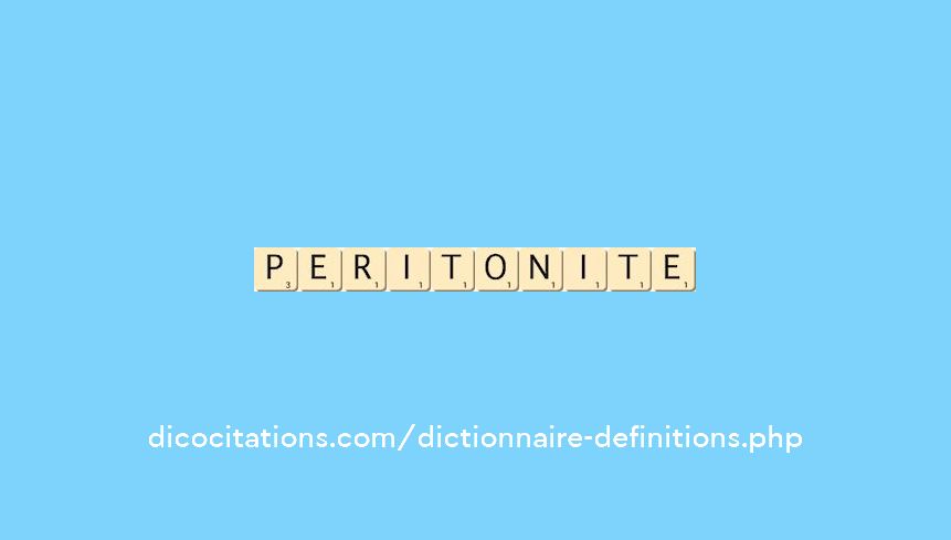 peritonite peritonite