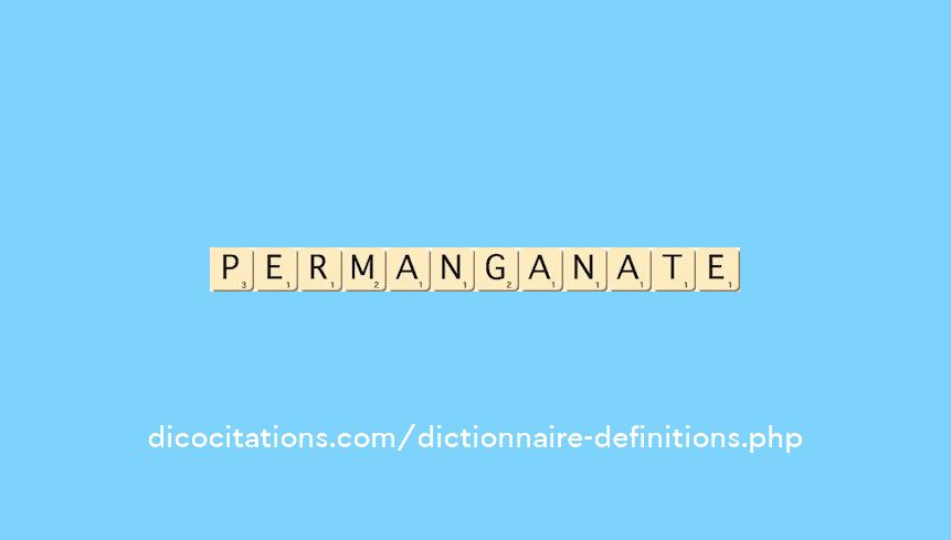 permanganate permanganate