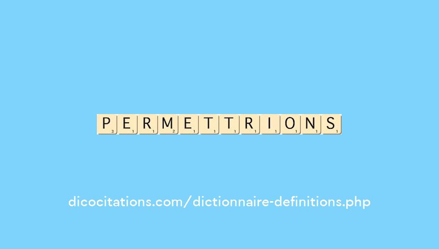permettrions