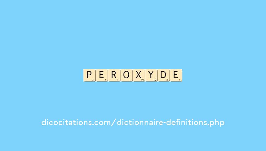 peroxyde