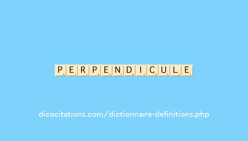 perpendicule