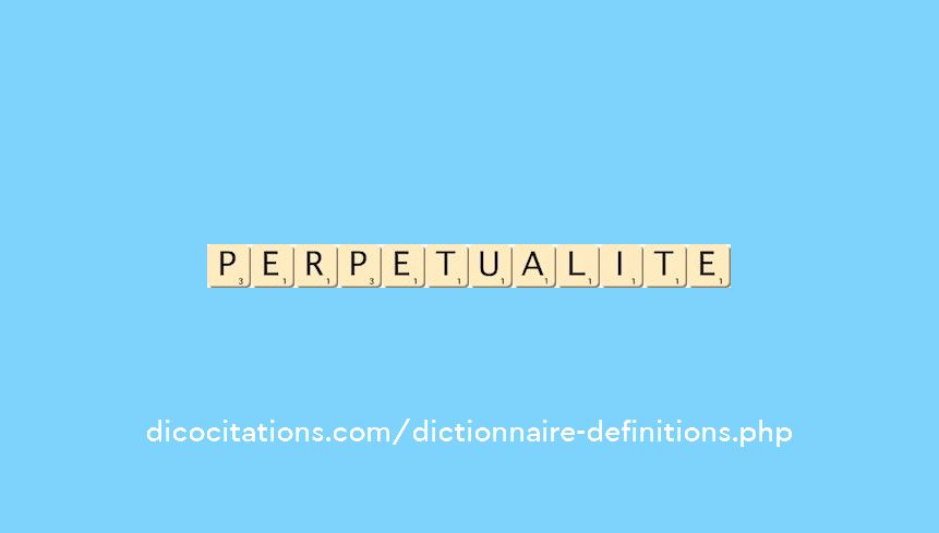 perpetualite