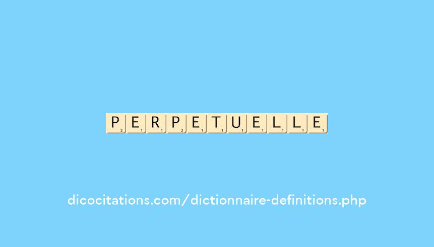 perpetuelle