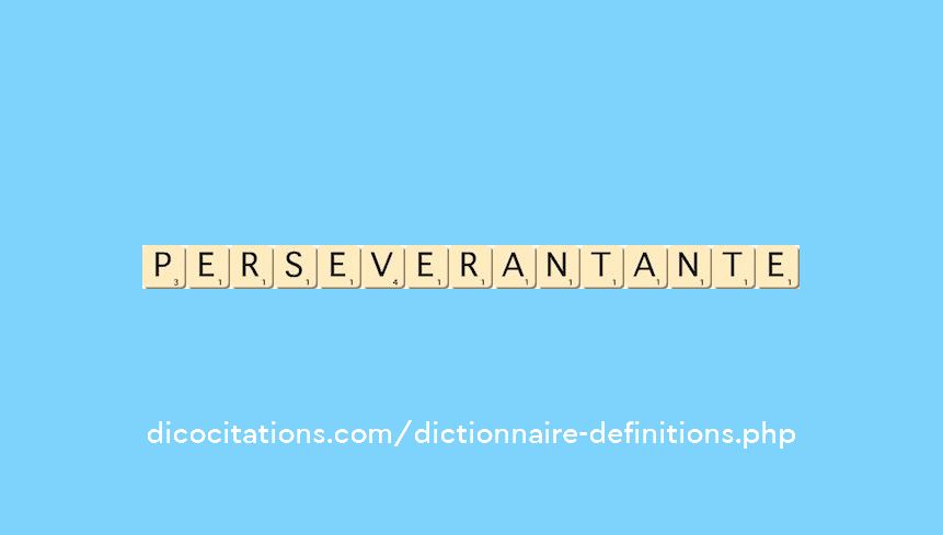 perseverant--ante