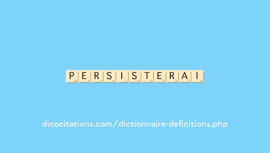 persisterai