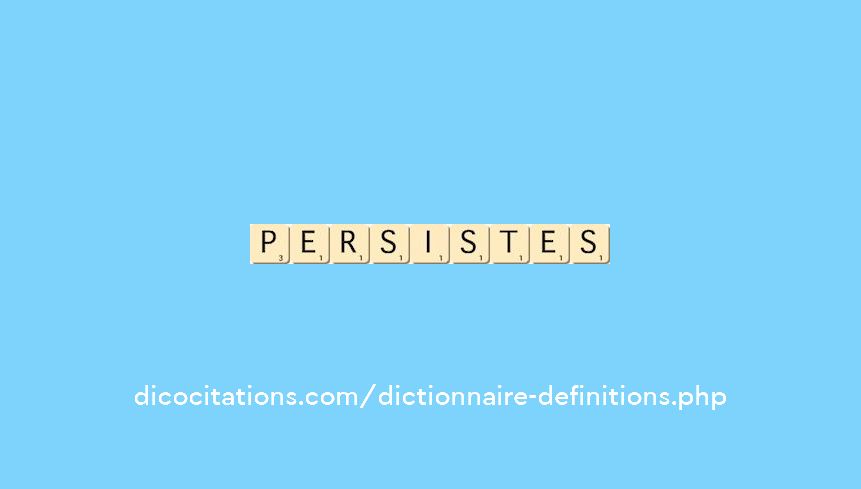 persistes