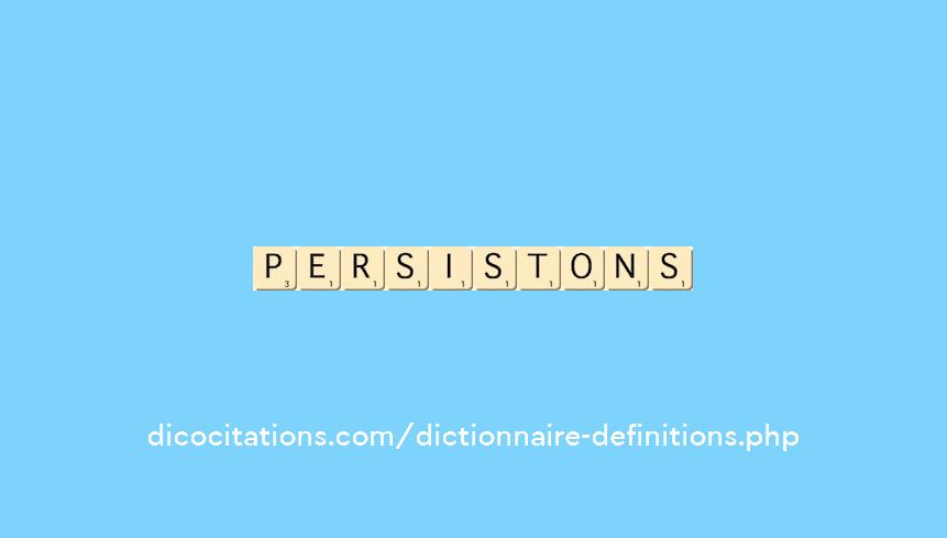 persistons persistons