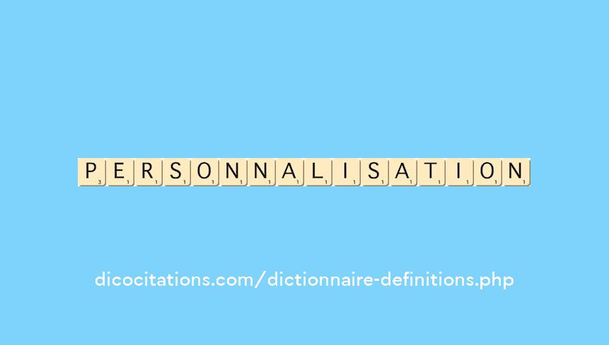 personnalisation