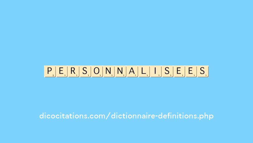 personnalisees