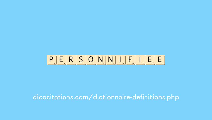 personnifiee personnifiee