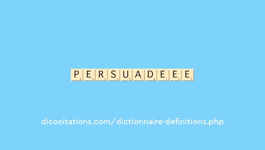persuade--ee