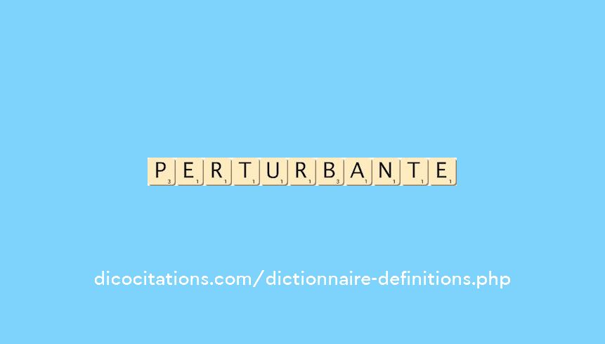 perturbante