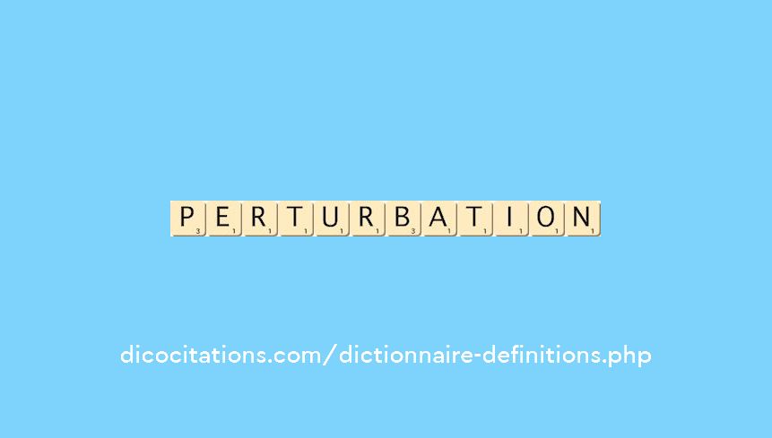 perturbation