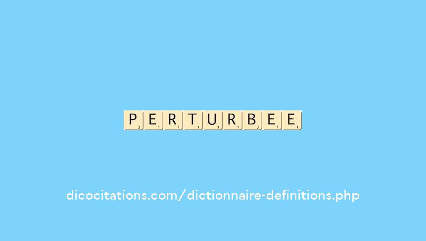 perturbee