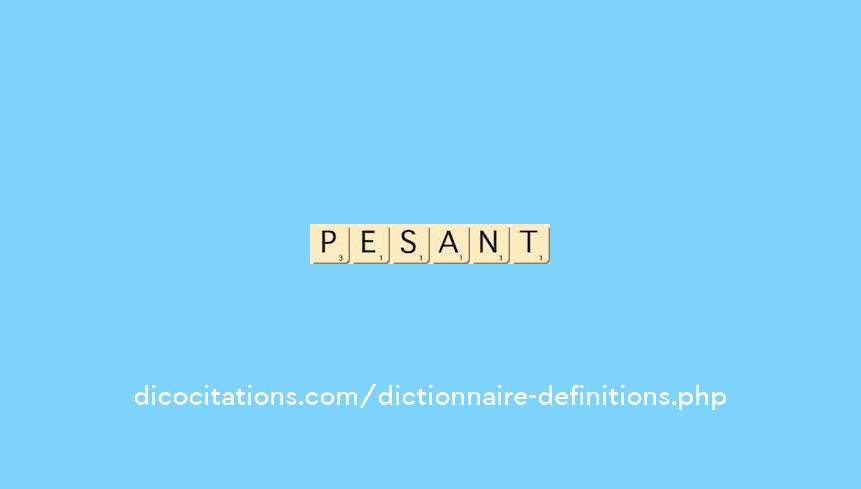 pesant