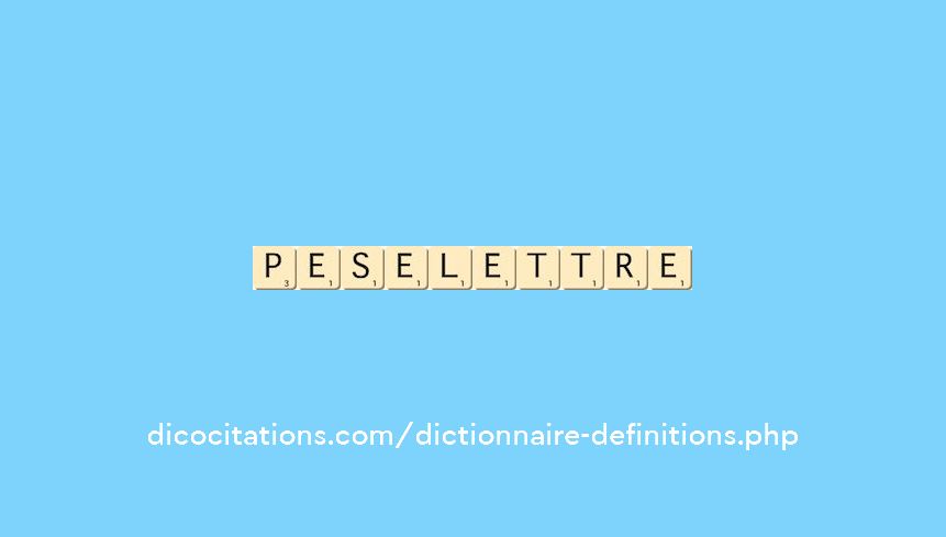 pese-lettre pese-lettre