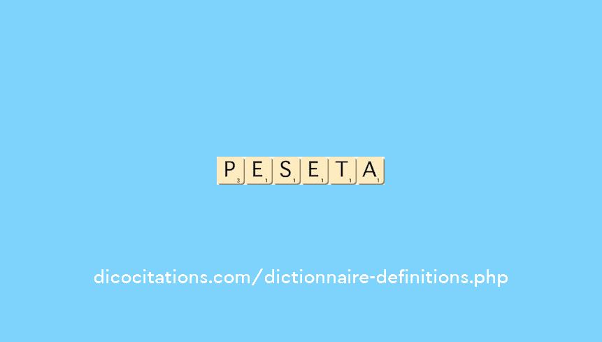 peseta peseta