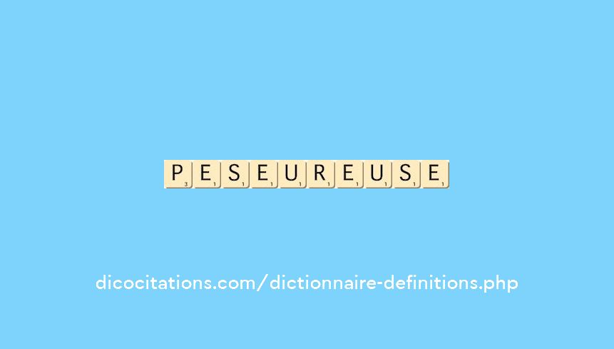 peseur--euse