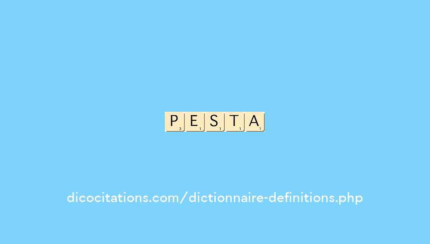pesta pesta