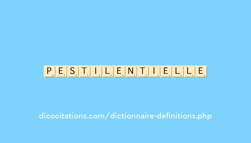 pestilentielle pestilentielle