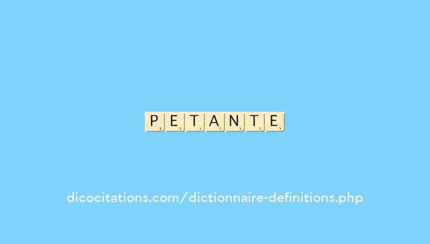 petante petante