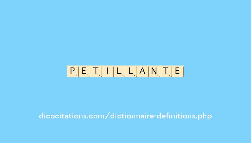 petillante petillante