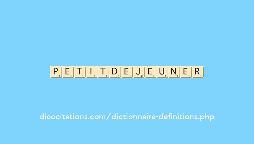 petit-dejeuner
