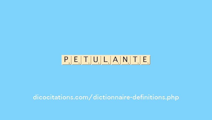 petulante petulante