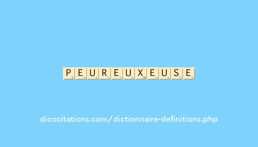 peureux--euse