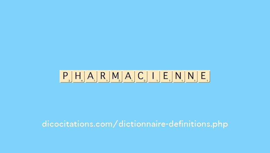 pharmacienne pharmacienne