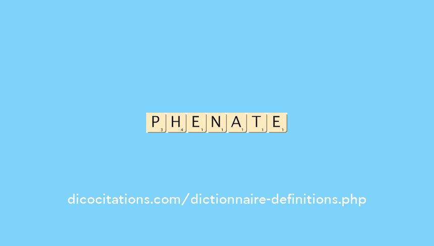 phenate phenate