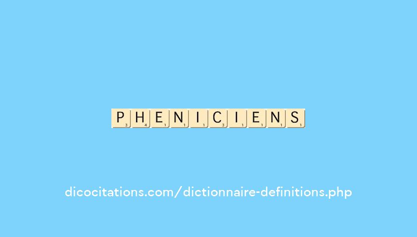 pheniciens pheniciens