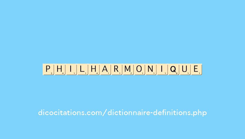 philharmonique philharmonique