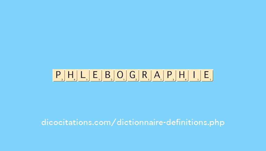 phlebographie phlebographie