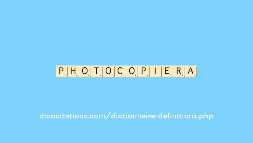 photocopiera photocopiera