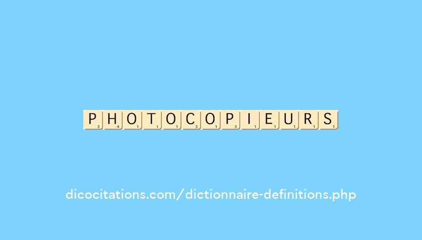 photocopieurs