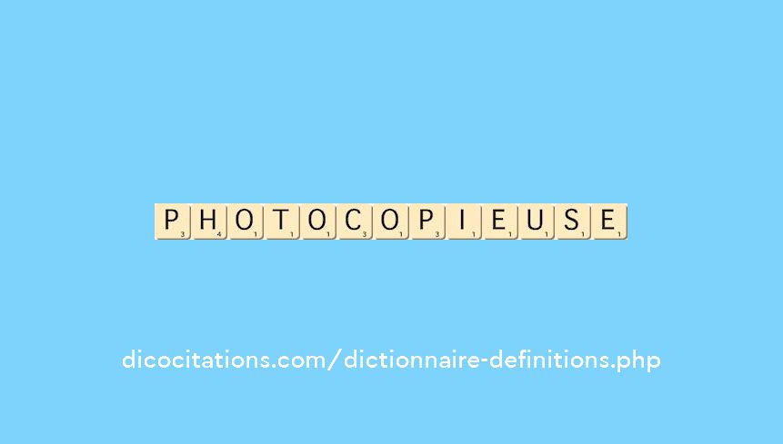 photocopieuse