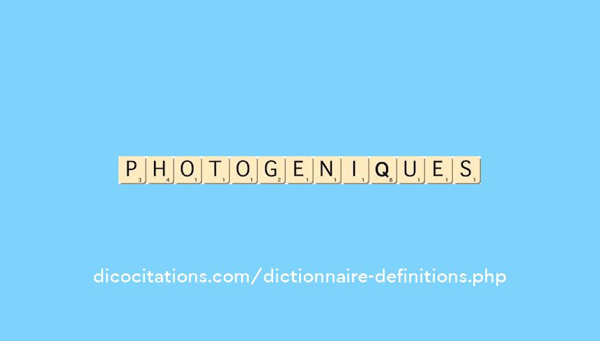 photogeniques photogeniques