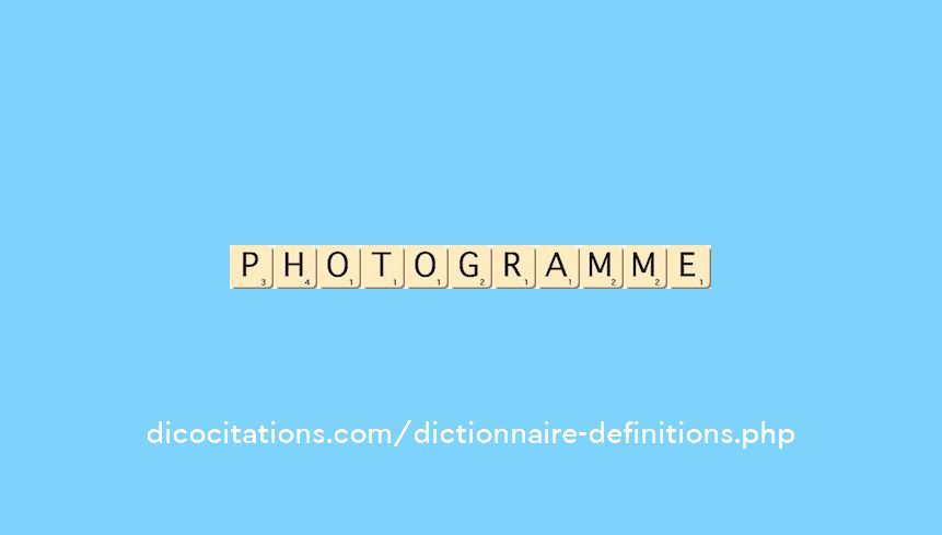 photogramme photogramme