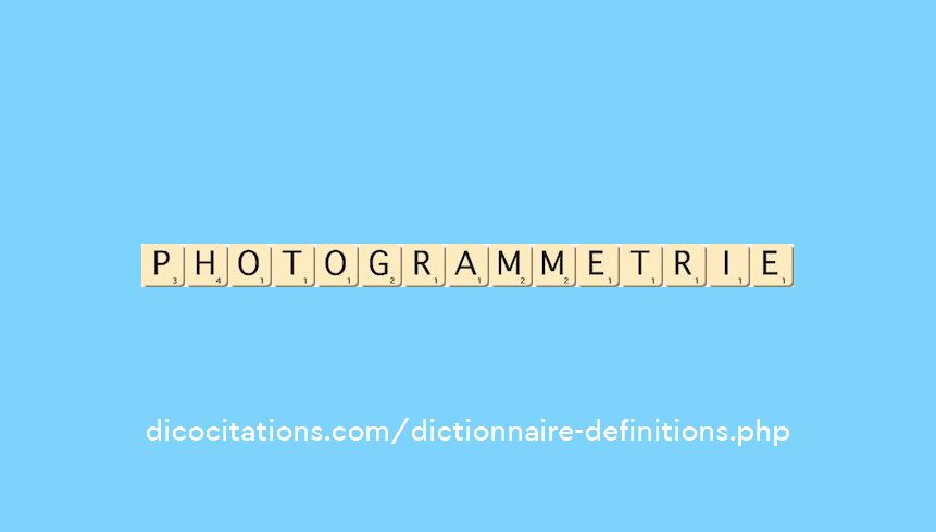 photogrammetrie